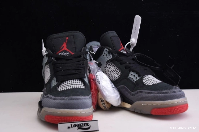 4 Off White Jordan x Bred CV9388-001 Retro Air 0820